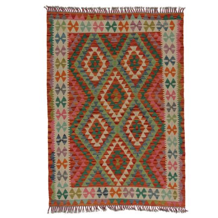 Koberec Kilim Chobi 130x182 ručně tkaný afghánský kilim z vlny