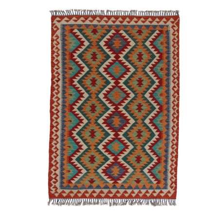 Koberec Kilim Chobi 126x178 ručně tkaný afghánský kilim z vlny