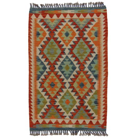 Koberec Kilim Chobi 128x83 ručně tkaný afghánský kilim z vlny