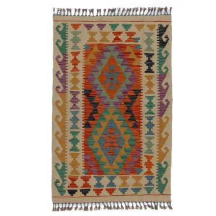 Koberec Kilim Chobi 127x82 ručně tkaný afghánský kilim z vlny