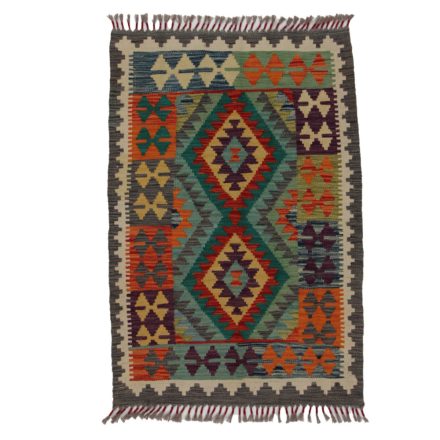 Koberec Kilim Chobi 120x82 ručně tkaný afghánský kilim z vlny