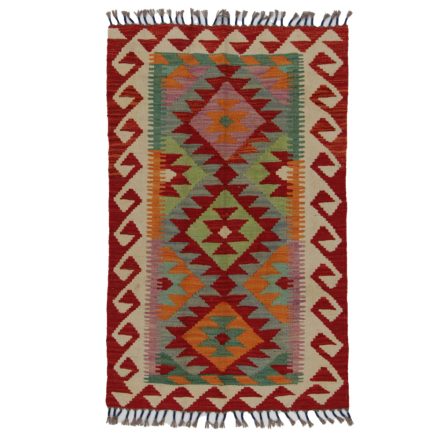 Koberec Kilim Chobi 123x78 ručně tkaný afghánský kilim z vlny