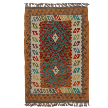 Koberec Kilim Chobi 132x92 ručně tkaný afghánský kilim z vlny