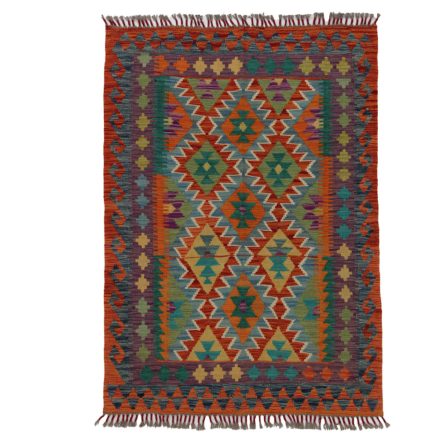 Koberec Kilim Chobi 144x106 ručně tkaný afghánský kilim z vlny