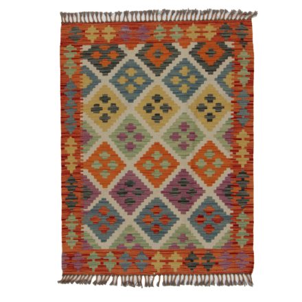 Koberec Kilim Chobi 121x91 ručně tkaný afghánský kilim z vlny