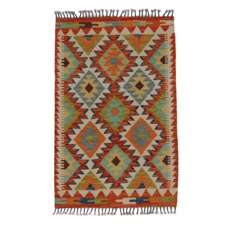 Koberec Kilim Chobi 84x130 ručně tkaný afghánský kilim z vlny