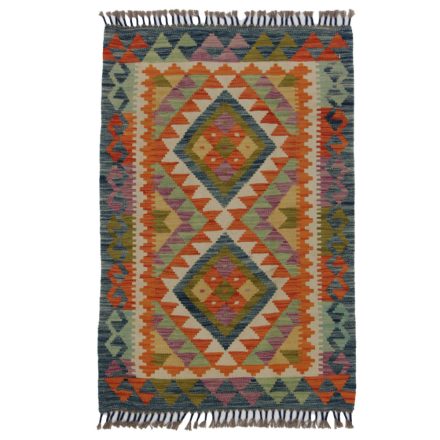 Koberec Kilim Chobi 128x83 ručně tkaný afghánský kilim z vlny