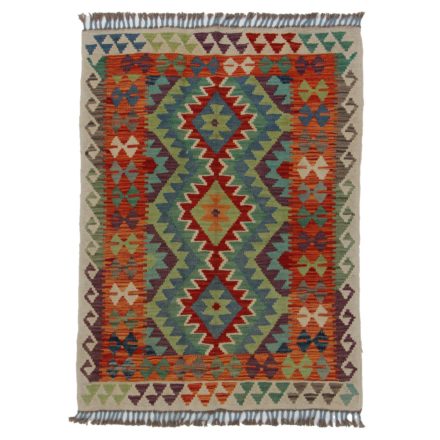 Koberec Kilim Chobi 120x89 ručně tkaný afghánský kilim z vlny