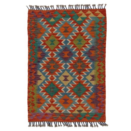 Koberec Kilim Chobi 121x82 ručně tkaný afghánský kilim z vlny