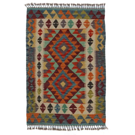 Koberec Kilim Chobi 125x85 ručně tkaný afghánský kilim z vlny