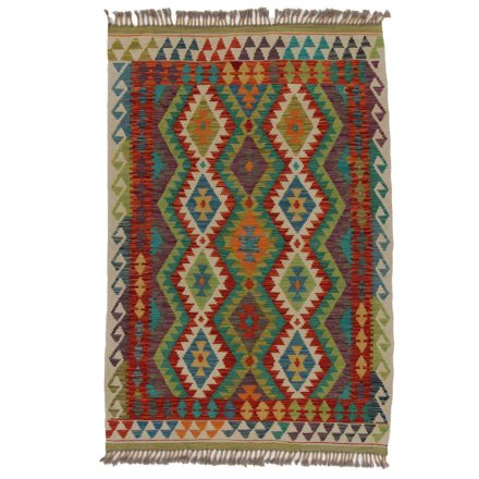 Koberec Kilim Chobi 162x109 ručně tkaný afghánský kilim z vlny