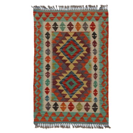 Koberec Kilim Chobi 125x84 ručně tkaný afghánský kilim z vlny