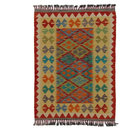 Koberec Kilim Chobi 118x88 ručně tkaný afghánský kilim z vlny