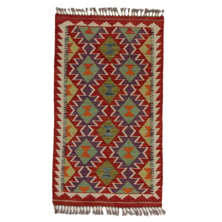 Afghánský kilimový koberec 132x76 etnický kilim