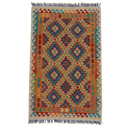 Koberec Kilim Chobi 151x96 ručně tkaný afghánský kilim z vlny