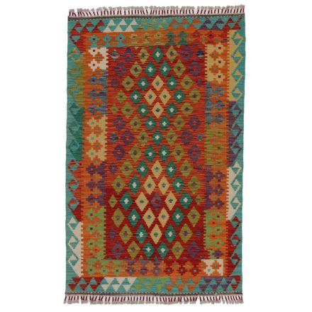 Koberec Kilim Chobi 98x158 ručně tkaný afghánský kilim z vlny