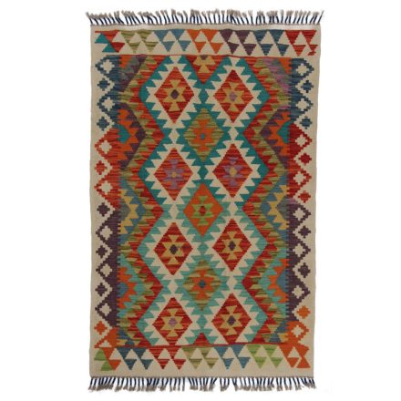 Koberec Kilim Chobi 98x150 ručně tkaný afghánský kilim z vlny