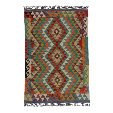 Koberec Kelim Chobi 105x152 ručně tkaný afghánský kilim z vlny