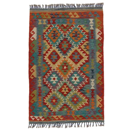 Koberec Kilim Chobi 102x156 ručně tkaný afghánský kilim z vlny