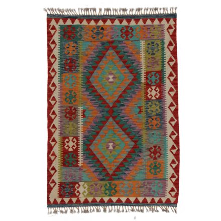 Koberec Kelim Chobi 106x152 ručně tkaný afghánský kilim z vlny