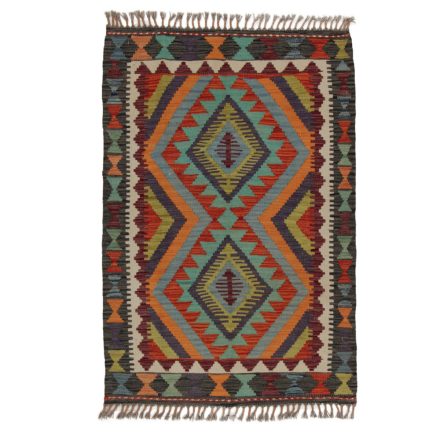 Koberec Kilim Chobi 88x134 ručně tkaný afghánský kilim z vlny