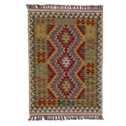 Koberec Kilim Chobi 87x122 ručně tkaný afghánský kilim z vlny