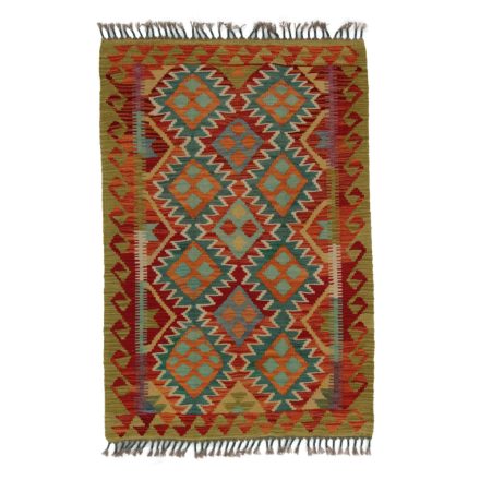 Koberec Kilim Chobi 86x127 ručně tkaný afghánský kilim z vlny