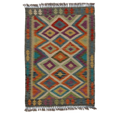 Koberec Kilim Chobi 119x89 ručně tkaný afghánský kilim z vlny