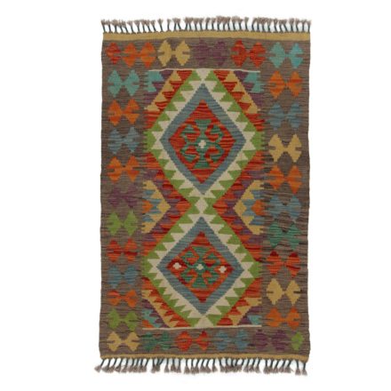 Koberec Kilim Chobi 125x79 ručně tkaný afghánský kilim z vlny