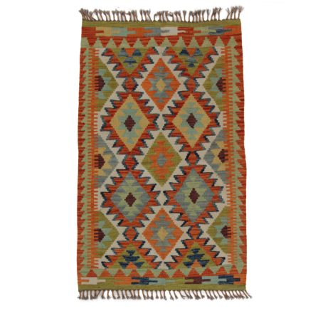 Koberec Kilim Chobi 86x134 ručně tkaný afghánský kilim z vlny