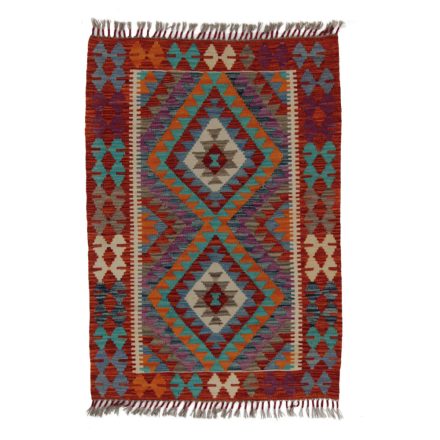 Koberec Kelim Chobi 89x125 ručně tkaný afghánský kilim z vlny