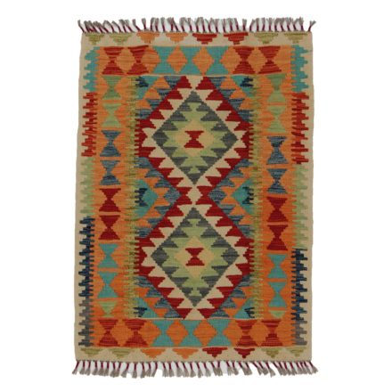 Koberec Kilim Chobi 117x86 ručně tkaný afghánský kilim z vlny