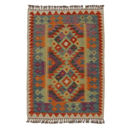 Koberec Kilim Chobi 120x87 ručně tkaný afghánský kilim z vlny