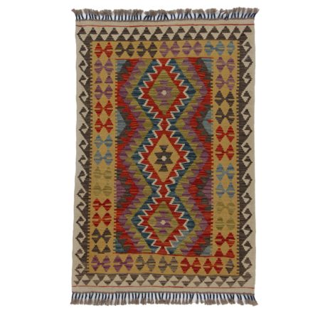 Koberec Kilim Chobi 128x88 ručně tkaný afghánský kilim z vlny