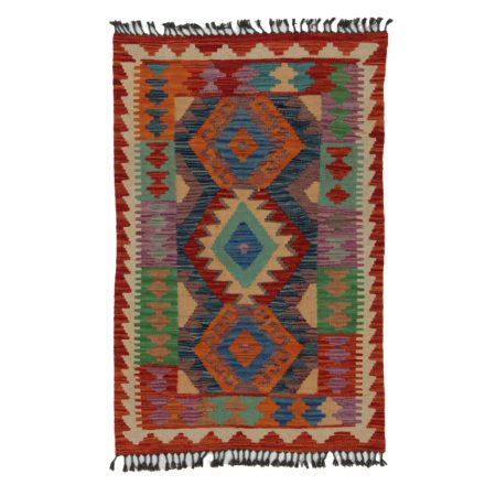 Koberec Kilim Chobi 126x80 ručně tkaný afghánský kilim z vlny