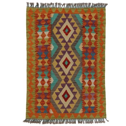 Koberec Kilim Chobi 118x88 ručně tkaný afghánský kilim z vlny