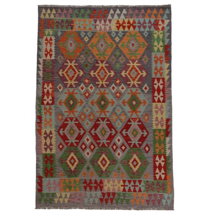 Koberec Kilim Chobi 257x176 ručně tkaný afghánský kilim z vlny