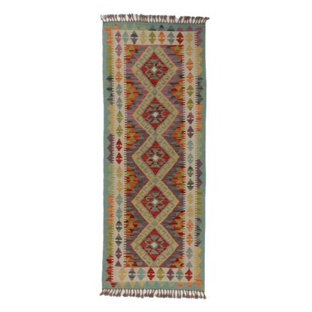 Koberec Kilim Chobi 75x195 ručně tkaný afghánský kilim z vlny