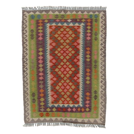 Koberec Kilim Chobi 126x168 ručně tkaný afghánský kilim z vlny