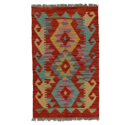 Koberec Kilim Chobi 91x56 ručně tkaný afghánský kilim z vlny