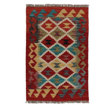 Koberec Kilim Chobi 90x59 ručně tkaný afghánský kilim z vlny