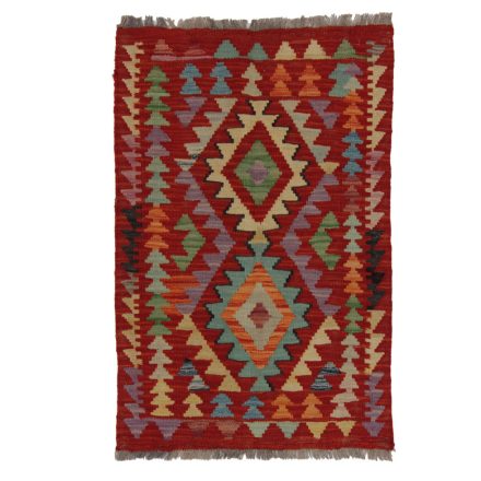 Koberec Kilim Chobi 98x66 ručně tkaný afghánský kilim z vlny