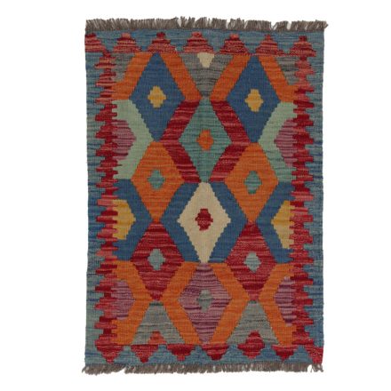 Koberec Kilim Chobi 88x63 ručně tkaný afghánský kilim z vlny