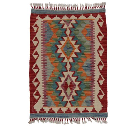 Koberec Kilim Chobi 87x64 ručně tkaný afghánský kilim z vlny