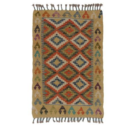 Koberec Kilim Chobi 93x62 ručně tkaný afghánský kilim z vlny