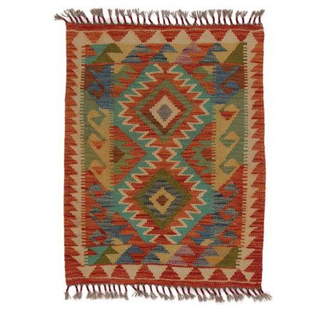 Koberec Kilim Chobi 71x90 ručně tkaný afghánský kilim z vlny