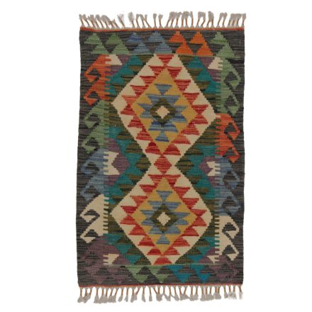 Koberec Kilim Chobi 59x91 ručně tkaný afghánský kilim z vlny