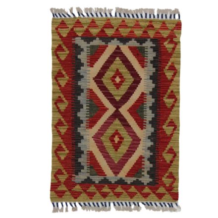 Koberec Kilim Chobi 87x60 ručně tkaný afghánský kilim z vlny