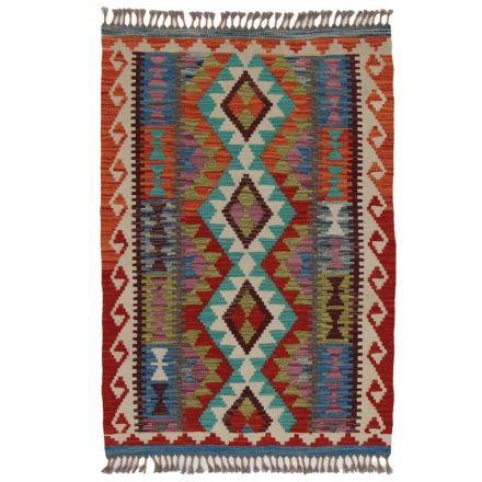 Kilimový koberec Chobi 126x88 ručně tkaný afghánský kilim z vlny