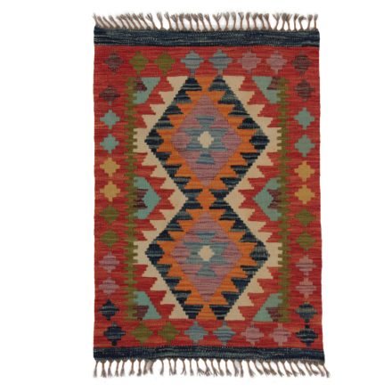 Koberec Kilim Chobi 63x89 ručně tkaný afghánský kilim z vlny